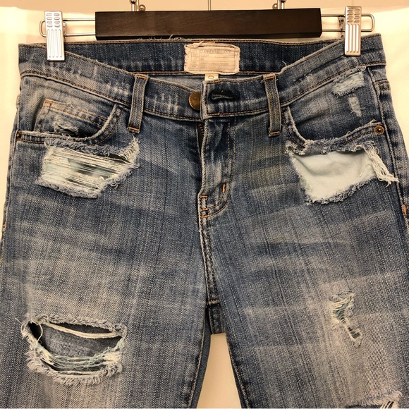 Current Elliott The Stiletto Shipwreck Destroy jeans - Picture 2 of 7